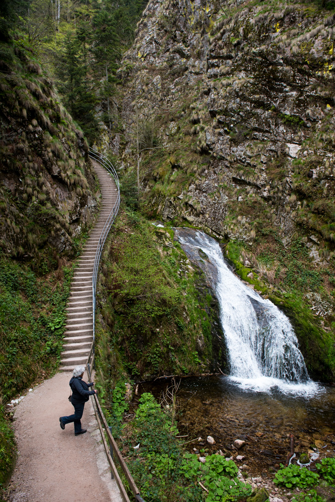 Waterfall: Allerheiligen wasserfälle(Büttensteiner Wasserfälle), Offenberg, Schwarzwald, Germany