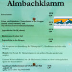 Almbachklamm wasserfall