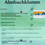 Almbachklamm wasserfall