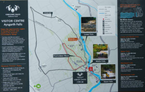 Map hike Aysgarth Falls - Yorkshire Dales