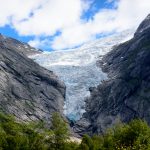 Brikdalbreen near Melkevollfossen