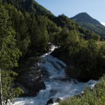 Buarfossen (Buerfossen), Jordalen, Odda, Hordaland