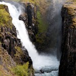 Waterfall in Iceland: Fardagafoss