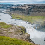 Waterfall in Iceland: Hafragilsfoss