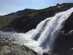 Hivjufossen - most upper part