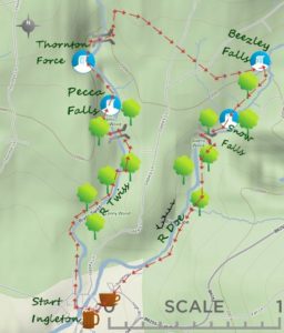 Ingleton waterfalls trail