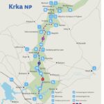 Krka National Park-Map