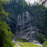 Neun brunnen wasserfall