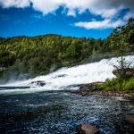 Osfossen near Laukelandsfossen