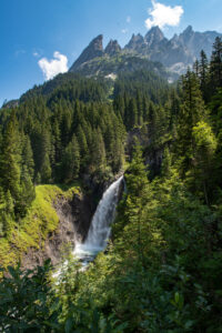 Rosenlauischlucht wasserfall