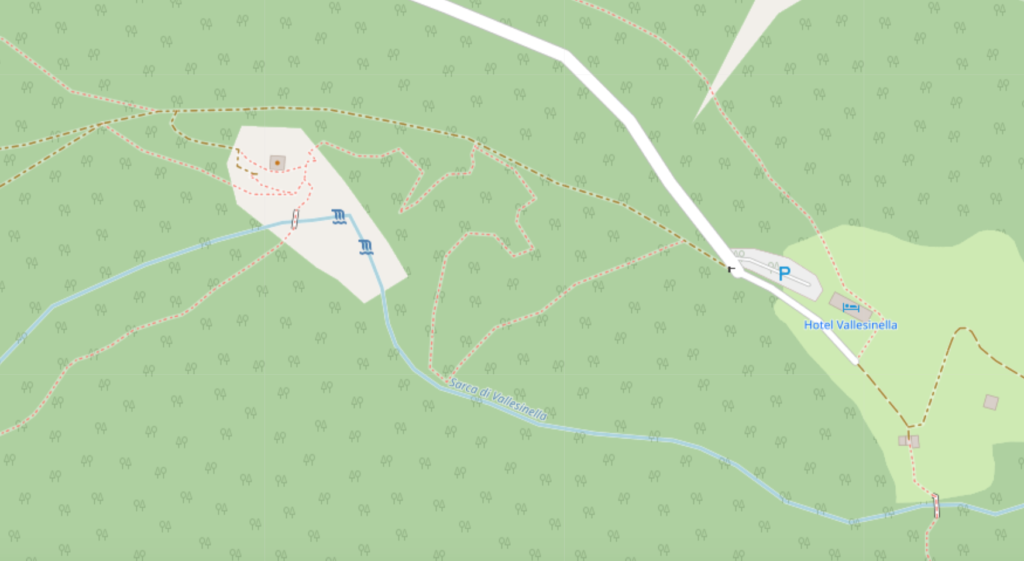 Map-trail cascate di Mezzo