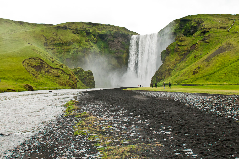 Waterfalls in Iceland: Skogafoss