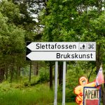 Slettafossen-sign