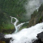 Waterfall in Norway: Svouyfossen