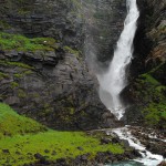 Waterfall in Norway: Svouyfossen