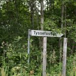 Tyssefossen-sign