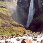 Waterfall in Norway: Vettisfossen