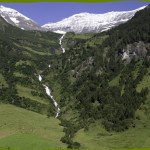 Walcher wasserfall, highest waterfall of Austria